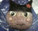 キャラ弁 たまごっち くろまめっち作り方5写真