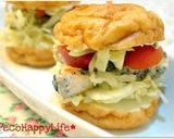 ☆魚河岸あげdeバーガー風ピンチョス☆作り方4写真