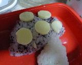ゆかりむすびと塩むすびできのこに見える?作り方4写真