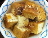 3分で簡単おいしい♥厚揚げの甘酢あん♪作り方3写真