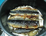 秋だから秋刀魚で炊き込みご飯作り方3写真