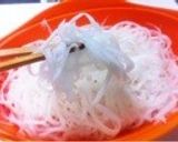 野菜ソムリエのツルムラサキとろろ大根そば作り方2写真