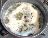 だし不要♪亀の手の味噌汁作り方3写真