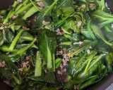 手がとまらない！小松菜のひき肉炒め作り方3写真