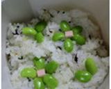 青昆布草原に枝豆コーンのお花ごはん♪作り方10写真
