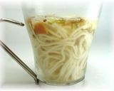 もずくと梅のひんやりぷるぷる冷麦作り方4写真