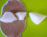 梨や林檎で生ハム巻き♪バルサミコソース作り方5写真