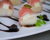 梨や林檎で生ハム巻き♪バルサミコソース作り方7写真