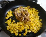 イカゲソとコーン炒め☆バター醬油味作り方4写真