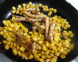 イカゲソとコーン炒め☆バター醬油味作り方5写真