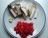 エリンギとトマトのパスタ作り方1写真