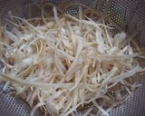 魚河岸と揚げごぼう ごまマヨソースで作り方1写真