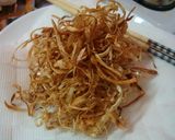 魚河岸と揚げごぼう ごまマヨソースで作り方2写真