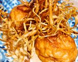 魚河岸と揚げごぼう ごまマヨソースで作り方8写真