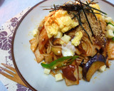 卵と蒲鉾と野菜のパスタ　トマト味噌仕立て作り方10写真