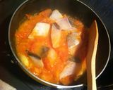 タラとあさりのトマト煮作り方3写真