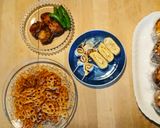 簡単夕食♪昼食に豚こま蓮根弁当♪丼♪卵焼き♪作り方3写真