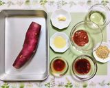 簡単夕飯主菜昼食薩摩芋鶏肉ヤムニョムチキン肉料理作り方1写真