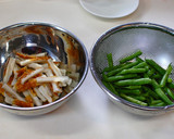 お弁当にも◎いんげんとちくわのきんぴら作り方1写真