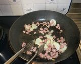 にんにくベーコン生クリームで極上パスタ作り方4写真