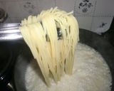 にんにくベーコン生クリームで極上パスタ作り方7写真