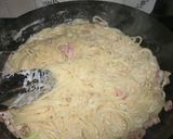 にんにくベーコン生クリームで極上パスタ作り方8写真