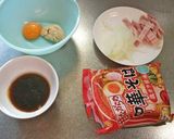 【杜氏流】酒粕卵黄☆まぜそば作り方1写真