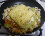 チーズイン★オムそば作り方2写真