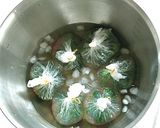 もみじ麩となめこ，菊菜のゼリー作り方7写真