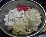 アケビの肉詰め蒸し作り方4写真
