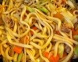 ☆焼うどん☆ バター醤油味作り方4写真