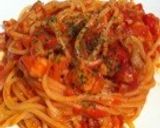 海老とチキンのトマトクリームパスタ☆作り方5写真