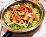 QC・焼きそばピザ作り方1写真