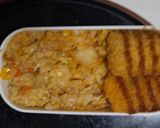 レンジ簡単洋風クリーミー味噌ラーメン味炒飯弁当作り方15写真