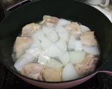 大根と鶏もも肉の照り照り煮♪作り方3写真