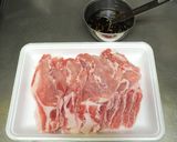 定番☆薄切り肉でしょうが焼き作り方1写真