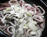 イカとミックスベジタブルのバター風味炒飯作り方2写真
