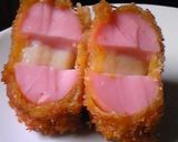 お魚ソーセージのチーズサンドフライ作り方5写真