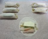 もやしと新生姜の餃子の皮巻き（アボカド）作り方6写真