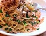 ☆ツナと玉ねぎのにんにく醤油パスタ☆作り方5写真