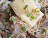 ごま塩チーズ里芋きのこの炊き込みご飯作り方7写真