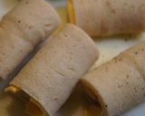 芋のおから蒟蒻チーズロール揚げ作り方4写真