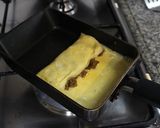 お弁当に☆立てて入れられるミートオムレツ作り方5写真