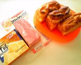 チーズとハムのかんたんサンドイッチ♪作り方1写真