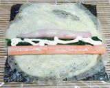 新生姜の逆さサラダ巻き作り方3写真