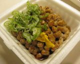 納豆トースト作り方1写真