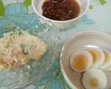 ➏　朝食に☆ポテサラ＆ミートボールで　➏作り方1写真