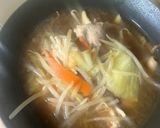包丁使わない鶏肉スープ作り方5写真