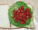 ハムと野菜のサンドイッチ作り方5写真