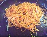 濃厚ソースで！屋台のちゃんぽん麺やきそば作り方4写真